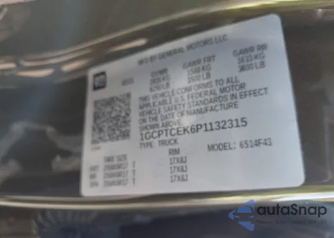 2023 Chevrolet Colorado 4Wd Short Box Lt из США, поврежденный, VIN 1GCPTCEK6P1132315